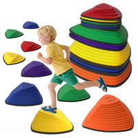 TRITTSTEINE DE-10075 9er-Set, rutschfestes Design, stapelbar Bunt - Multicolor, Kunststoff (37.5/16/37.5cm) - ComfortXL