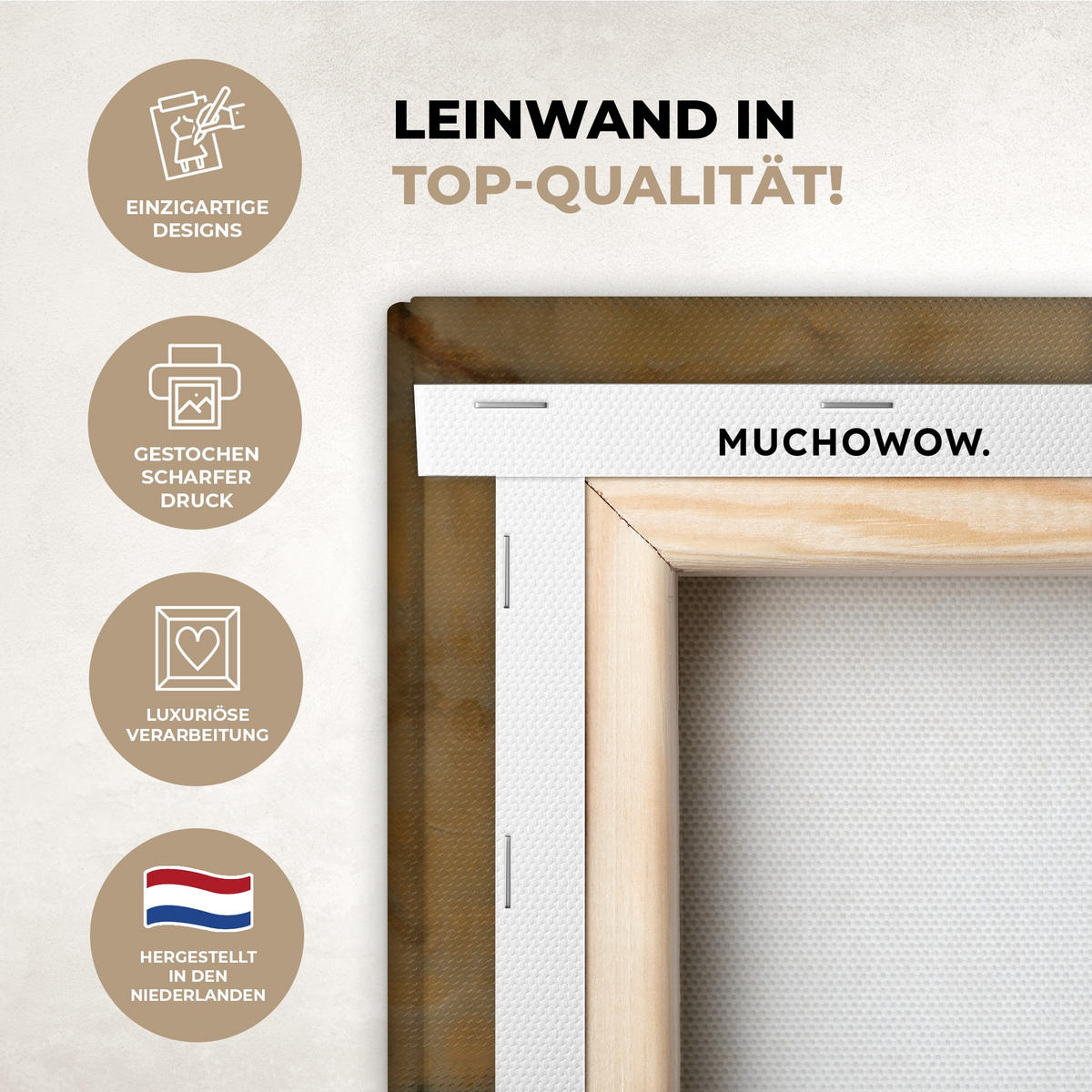 LEINWANDBILD Oliven - Stilleben - Vintage Wandbilder 80x60 cm - Olivgrün, Textil (80/60cm) - MuchoWow