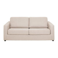 SCHLAFSOFA - 3 Personen - stoff - beige Doneto - Beige, Textil (194/90/223cm) - Vente-Unique