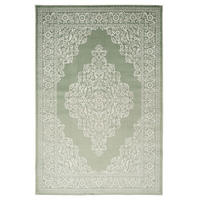 WEBTEPPICH Havana Jamilia Grün - Grün, Textil (119/170cm) - Kukoon Rugs
