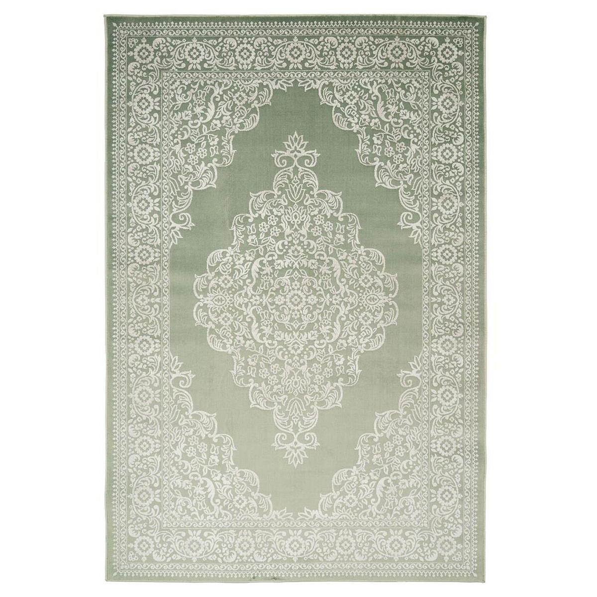 WEBTEPPICH Havana Jamilia Grün - Grün, Textil (119/170cm) - Kukoon Rugs
