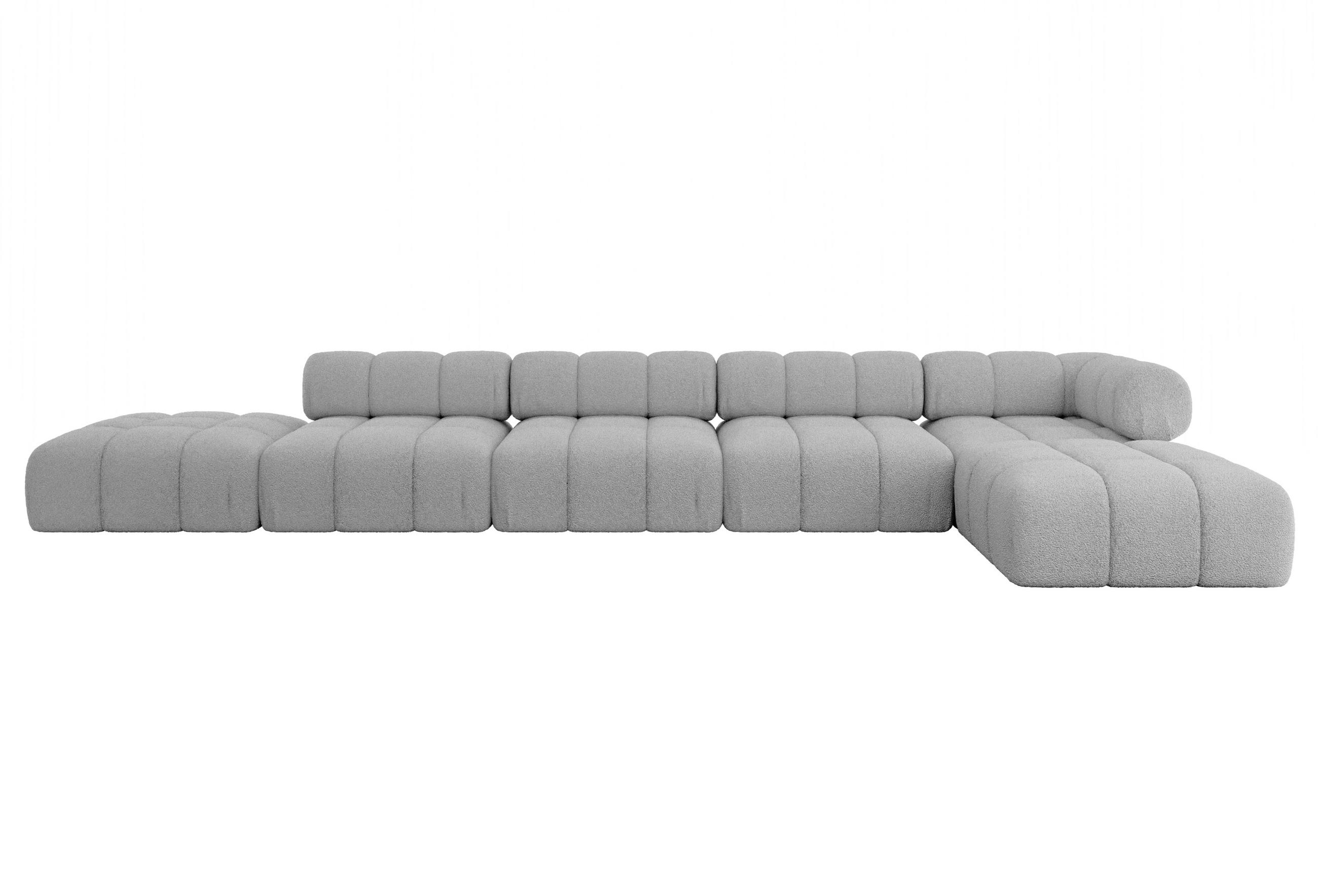 Altdecor Ecksofa Hellgrau 475x190 cm