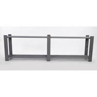 HOLZREGAL PINEPEAK 50x170x28cm 2 Fachboden 1,2cm dickes Kiefernholz Grau - Grau, Holz (170/50/28cm) - PROREGAL