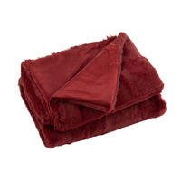 PLAID CUTIE - Textilwaren - Rot - 180/130/3 cm - Rot, Textil (130/180cm) - J-Line