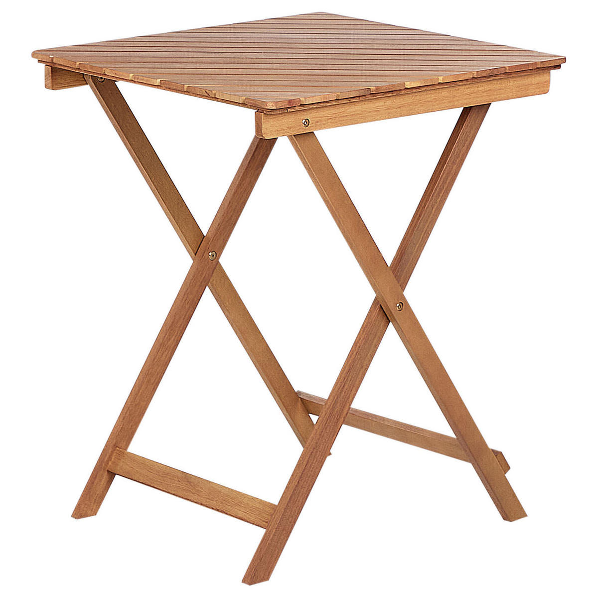 BALKONSET 2-Sitzer Holz dunkler Holzfarbton Ardore - Dunkelbraun, Holz - Beliani