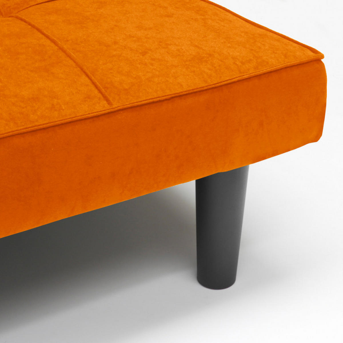 2-SITZER Sofabett Giada - Orange - Orange, Textil (179/76/91cm) - Pasmara