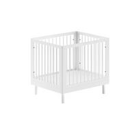 LAUFGITTER 75x95 Keeley Buche Weiß Holz Baby Komfort Stabil Modern - Weiß, Holz (75/95cm) - 58aufmkessel