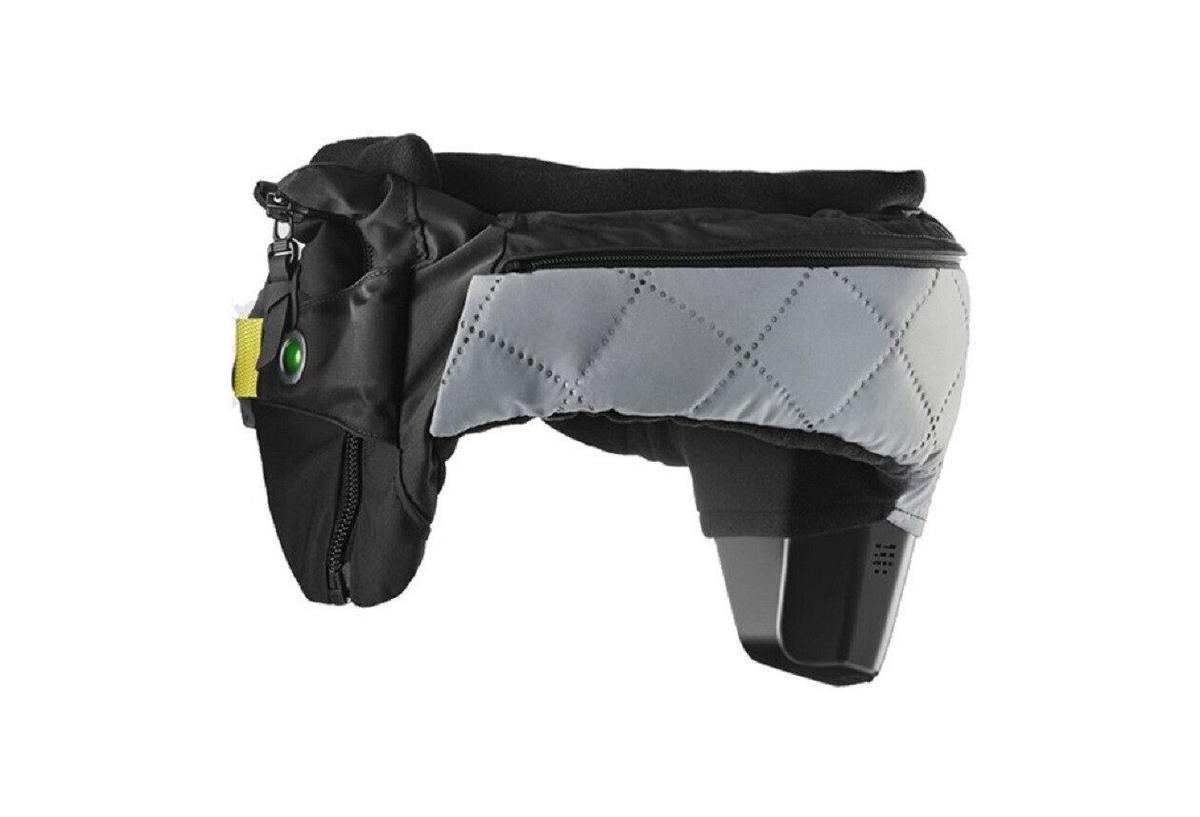 FAHRRADHELM ÜBERZUG BLIXT Grau 49-59cm - Grau, Textil (12/15cm) - Hövding