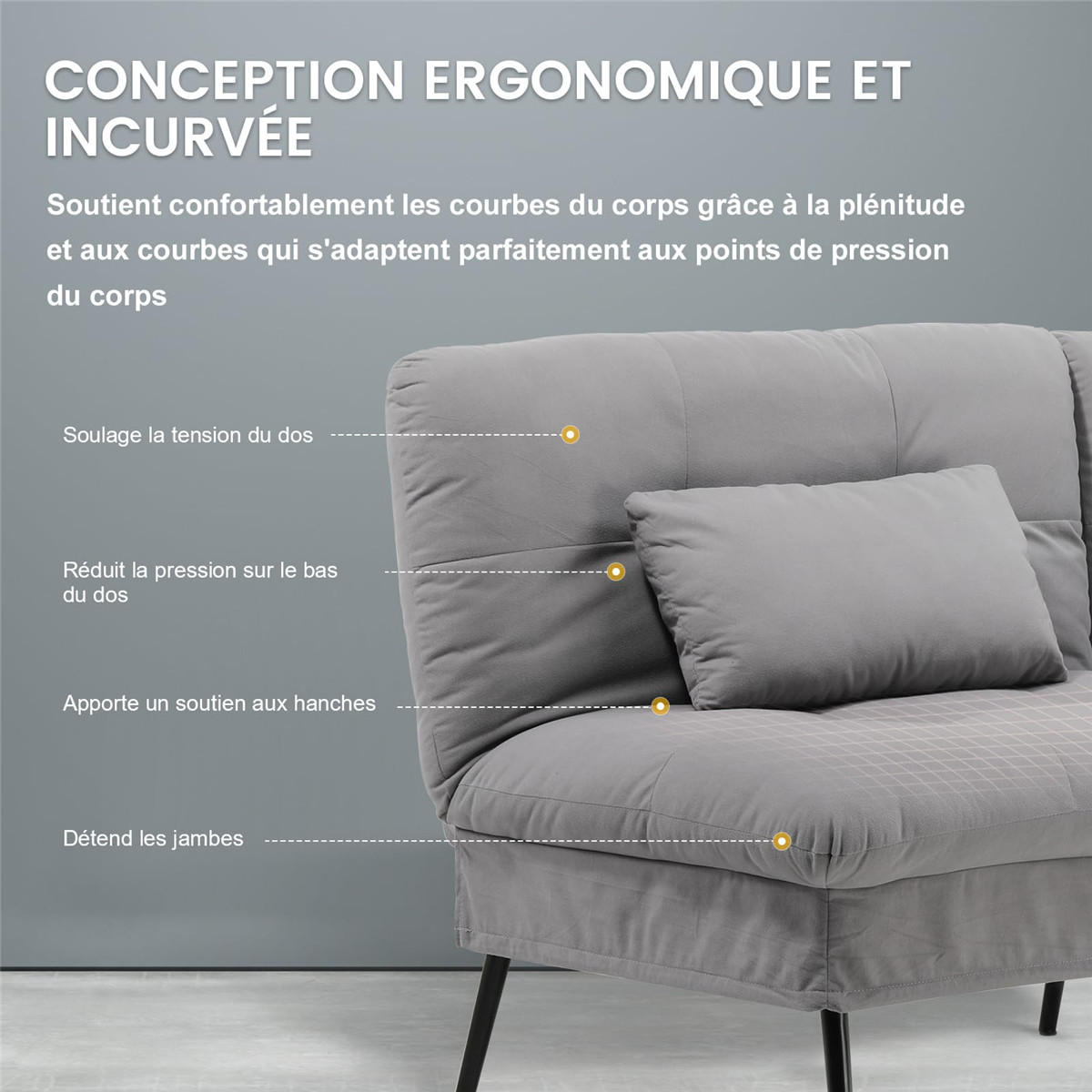 SCHLAFSOFA 3-Sitzer mit Bettfunktion und Stoffbezug, Grau - Grau, Textil (174/42/102cm) - Kaket
