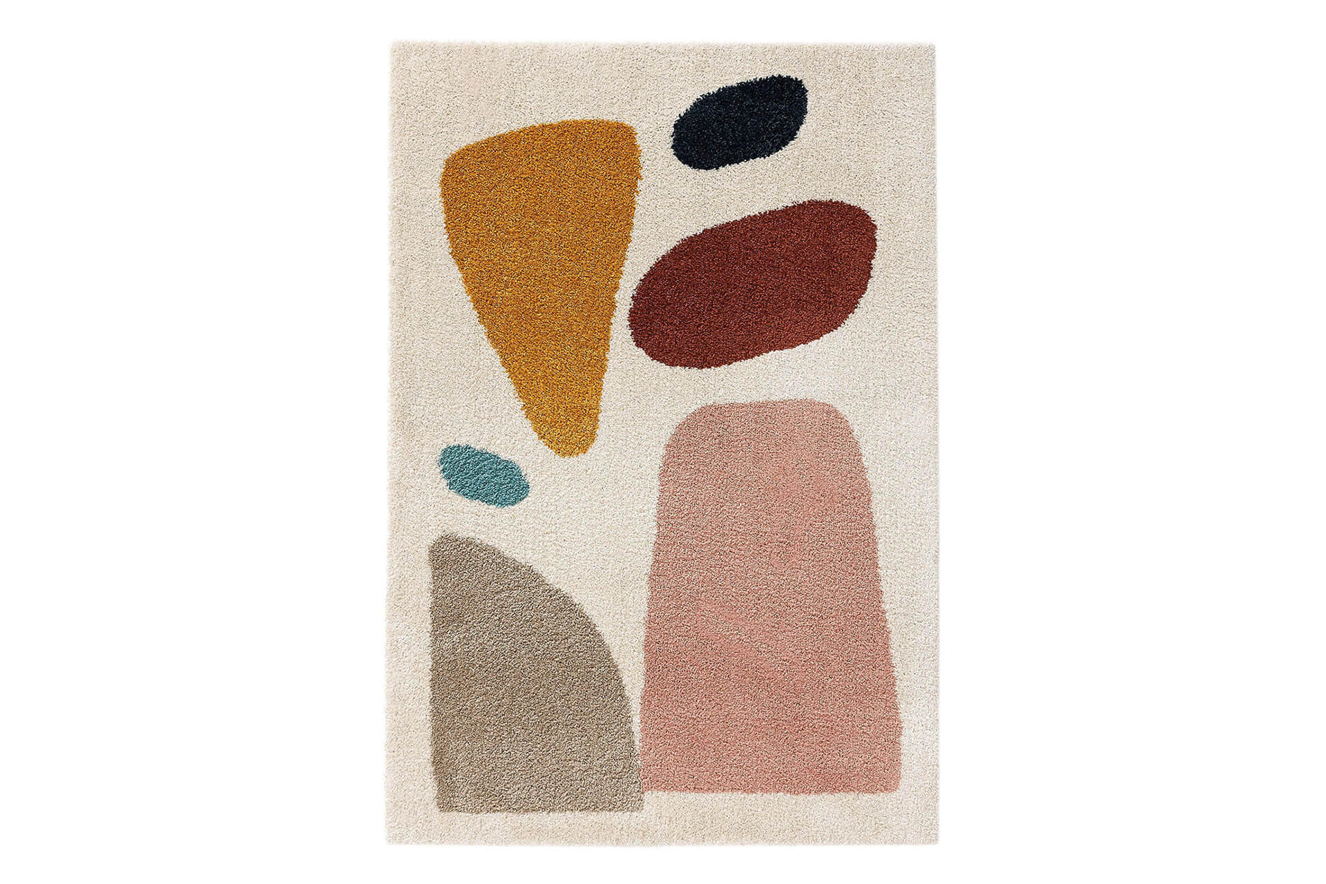 TEPPICH Hochflortep - Pink/Beige, Kunststoff (200/1cm) - KUNSTLOFT