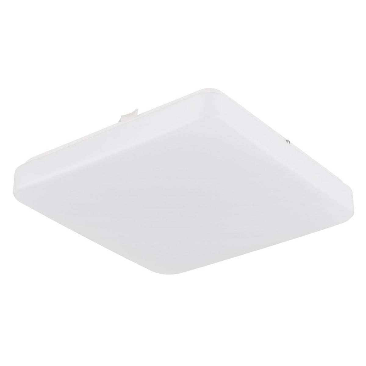DECKENLEUCHTE DONTE Metall Weiß matt LED Aufbau - Weiß, Metall (27/27/5.5cm) - Globo Lighting