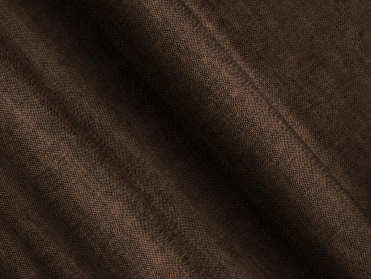 ECKSOFA links Koge aus Samt Schokolade 5 Sitzplätze - Dunkelbraun, Textil (165/270cm) - Cosmopolitan Design