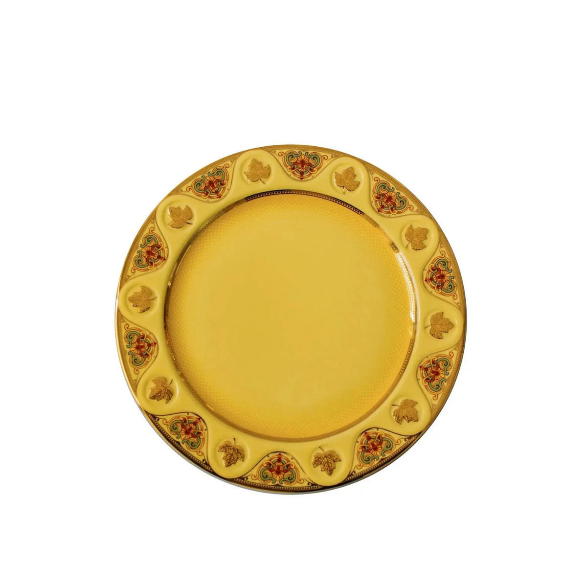 TELLERSET Nordic Goldrand Bone China Weiß Gold 4tlg Ø30 Ø27 Ø20 Ø16 cm - Goldfarben, Keramik (30/2/2cm) - Quality Elegance