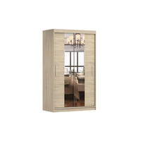 SCHIEBETÜRENSCHRANK - NOAH 01 Sonoma - Sonoma Eiche, Holzwerkstoff/Metall (120/200/61cm) - Möblo