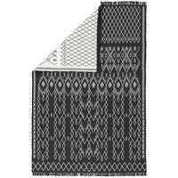 TEPPICH BEIDSEITIG ETHNO KELIM - Schwarz/Weiß, Textil (140/200cm) - Pergamon