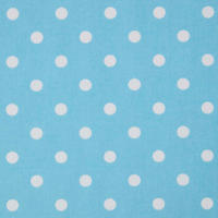 BAUMWOLLSTOFF Meterware Punkte blau, 150 cm - Blau, Textil (150/100cm) - Homescapes