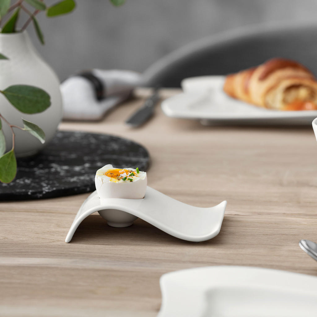 EIERBECHER NewWave weiß 4er Set - Weiß, Keramik (10/3/13cm) - Villeroy & Boch