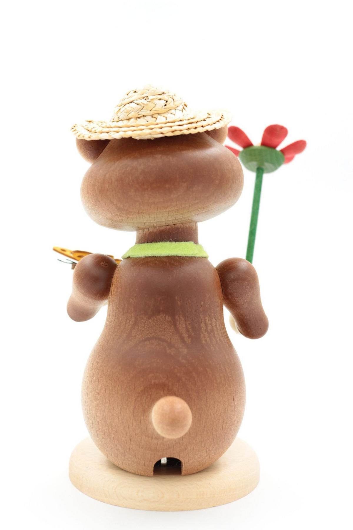 RAUCHFIGUR Hamster Blumenkind 18 cm - Multicolor, Holz (12/18/0.1cm)