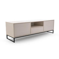 TV-ELEMENT Genua, Beige, Mit Regal und Schublade - Beige, Holzwerkstoff (160/48/45cm) - Bettso
