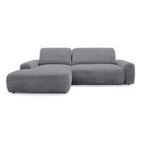 ECKSOFA Dori Grau - Grau, Textil (225/155cm)