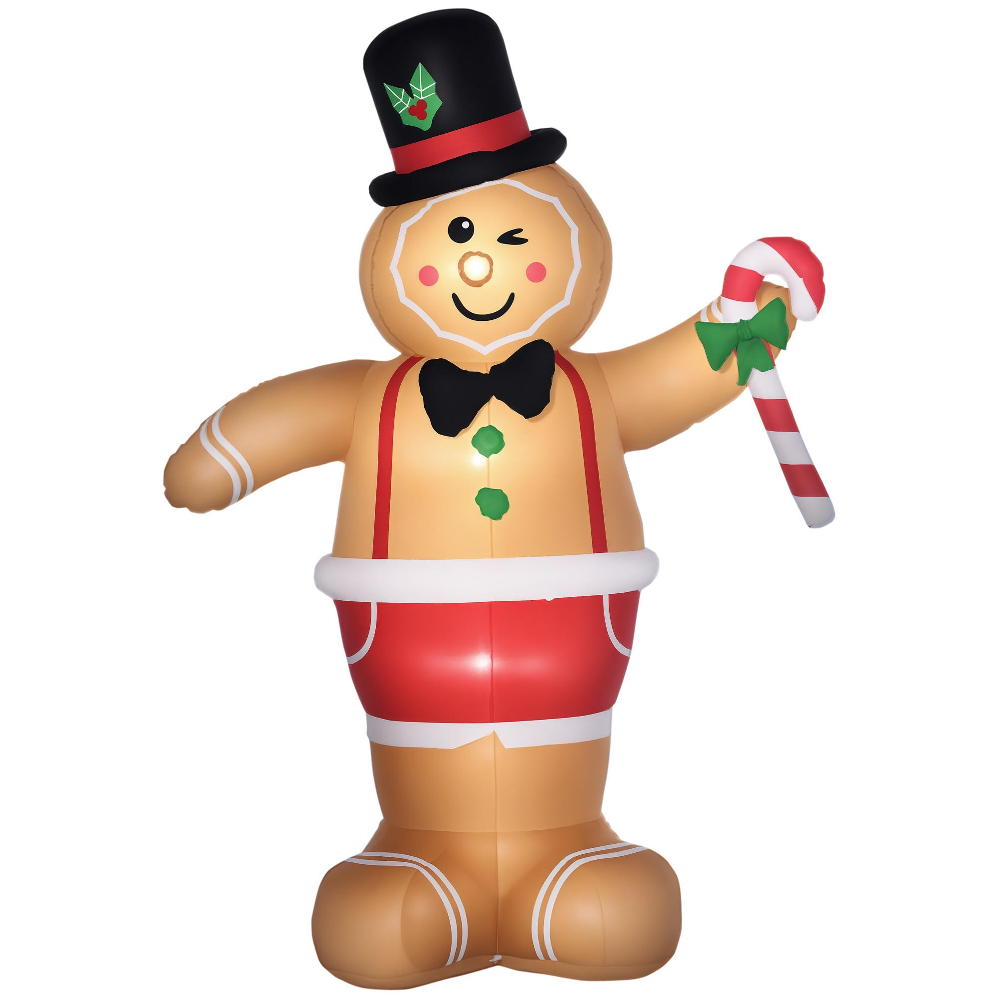 XXXLutz Weihnachts-Lebkuchenmann Braun 82x238x175 cm