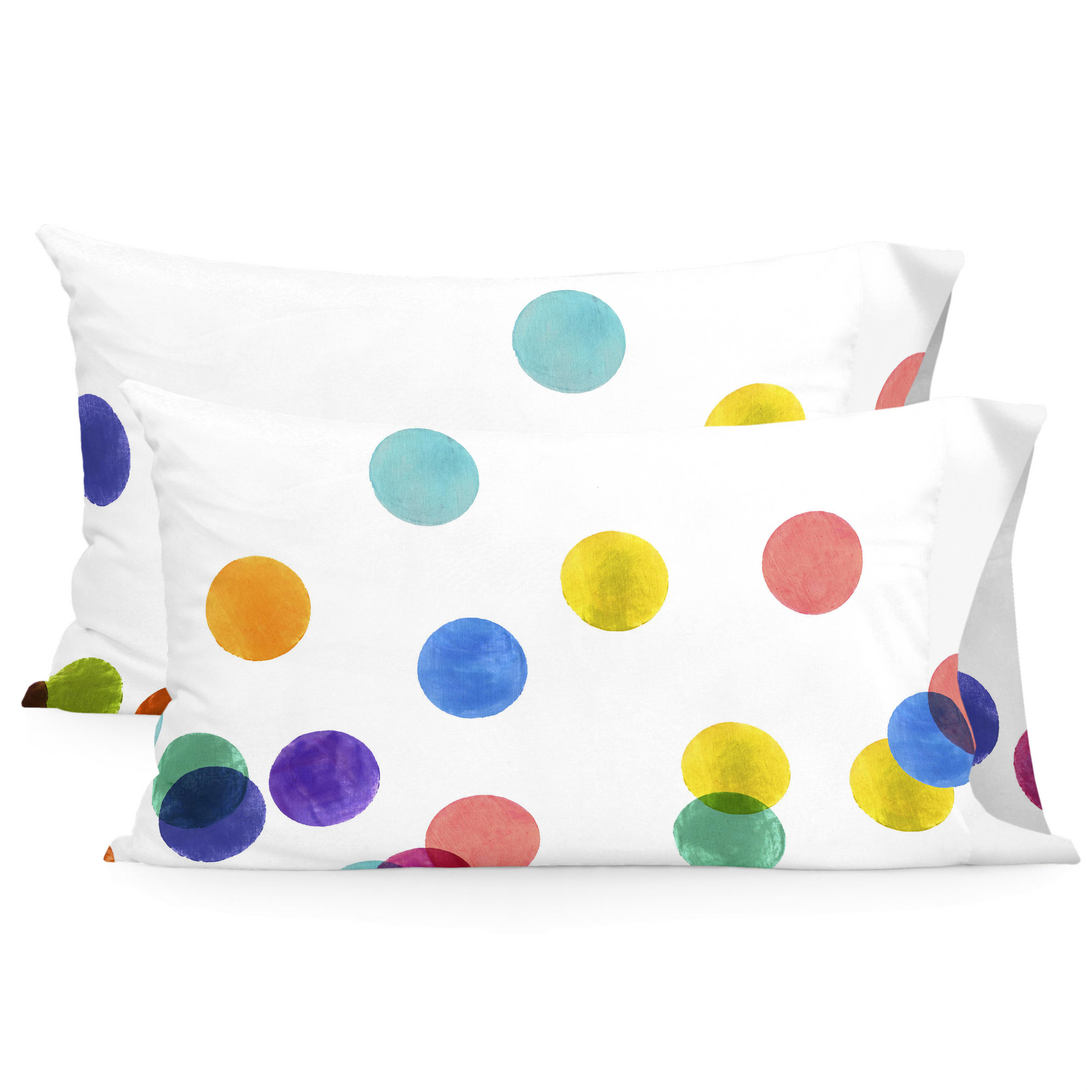 KISSENBEZUG confetti 50x75 cm (x2) mehrfarbig - Multicolor, Textil (50/75cm) - Happy Friday