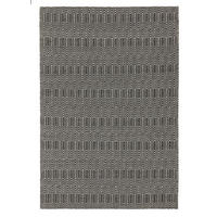 TEPPICH handgewebt Berber Wolle & Baumwolle SILWAN Schwarz 160 x 230 cm - Schwarz, Naturmaterialien (160/230cm) - Novatrend
