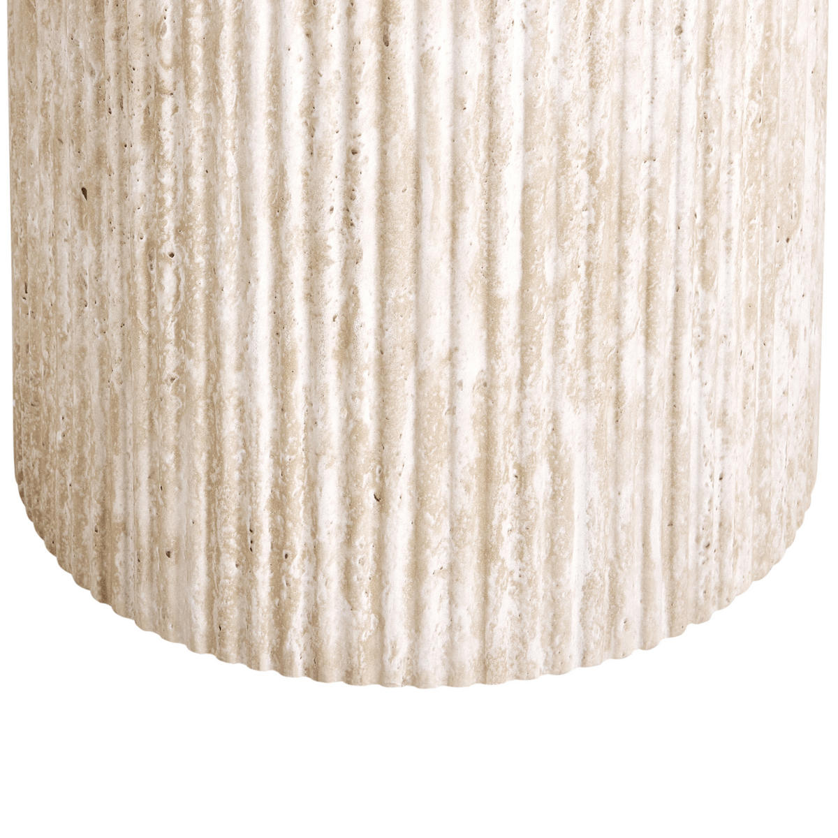 BEISTELLTISCH Beige Ammon - Beige, Holzwerkstoff (50/50/46cm) - Beliani