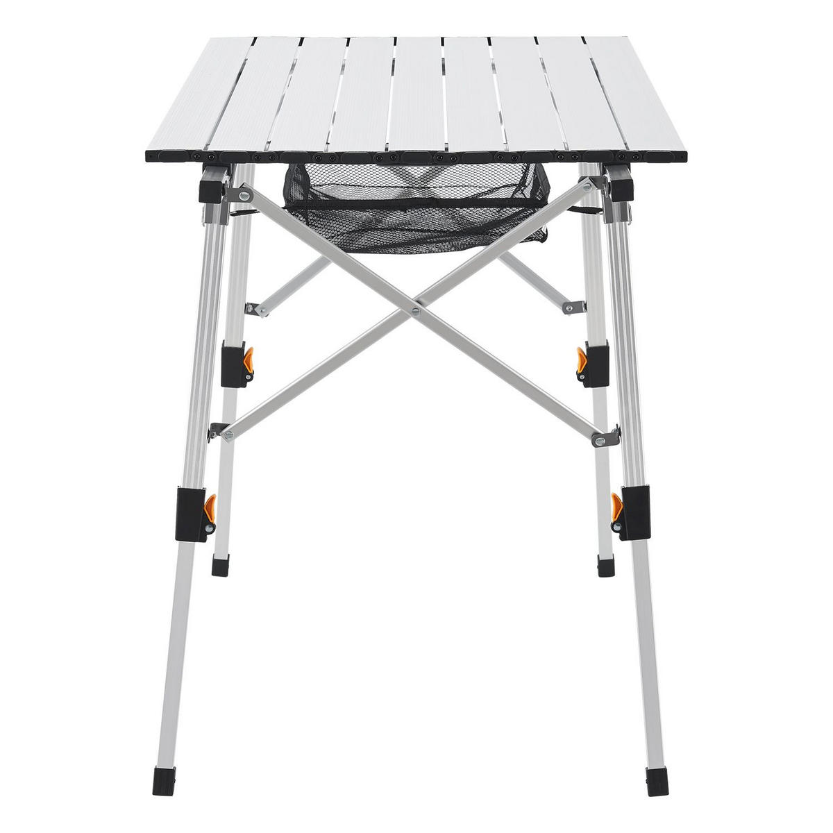 CAMPINGTISCH Picco faltbar silber - Silberfarben, Metall (90/52/68cm) - Juskys