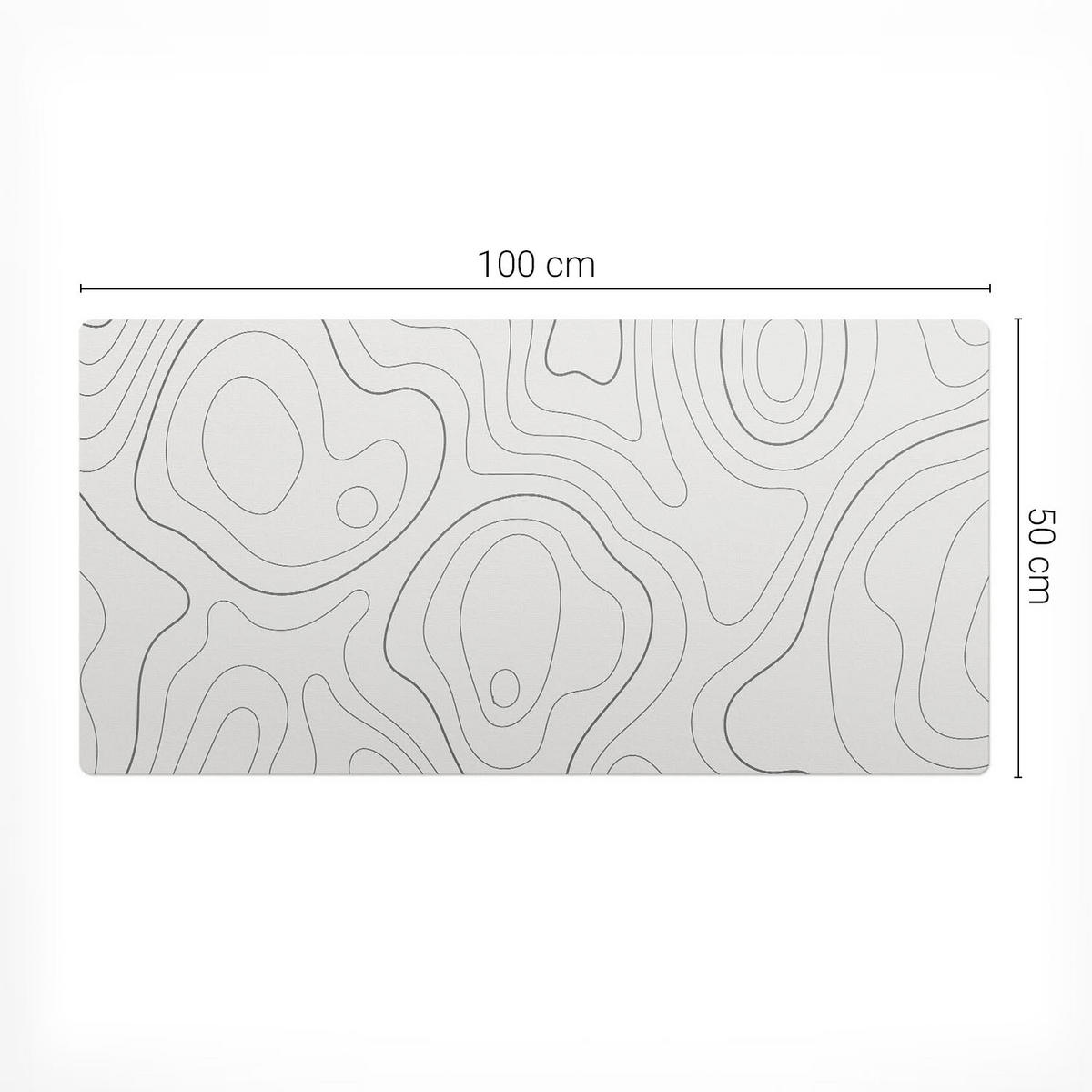 SCHREIBTISCHUNTERLAGE 100x50 cm Weiß - Weiß, Kunststoff (100/50/1.6cm) - Wallfluent