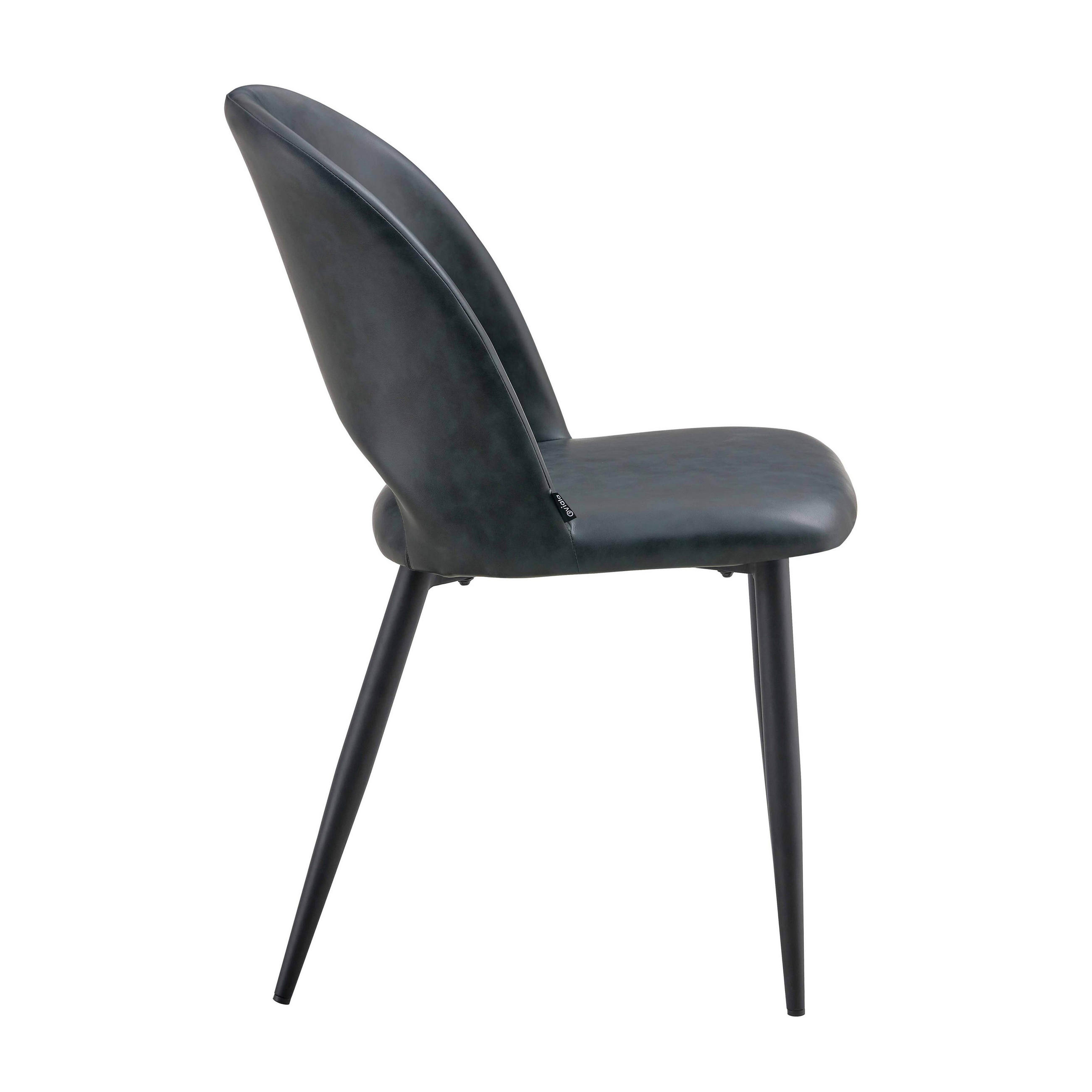 Thumbnail - Oviala Stühle, Schwarz, Metall, 50x82x60 cm, Esszimmer, Stühle, Esszimmerstühle, Vierfußstühle