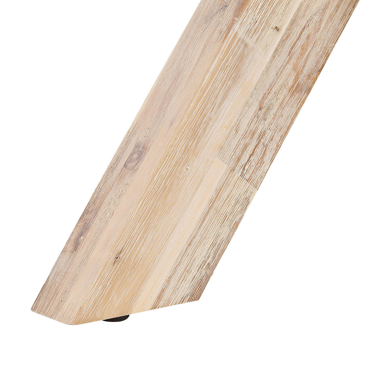 GARTENTISCH Faserzement grau 90 cm Olbia - Hellbraun/Grau, Stein (90/90/76cm) - Beliani