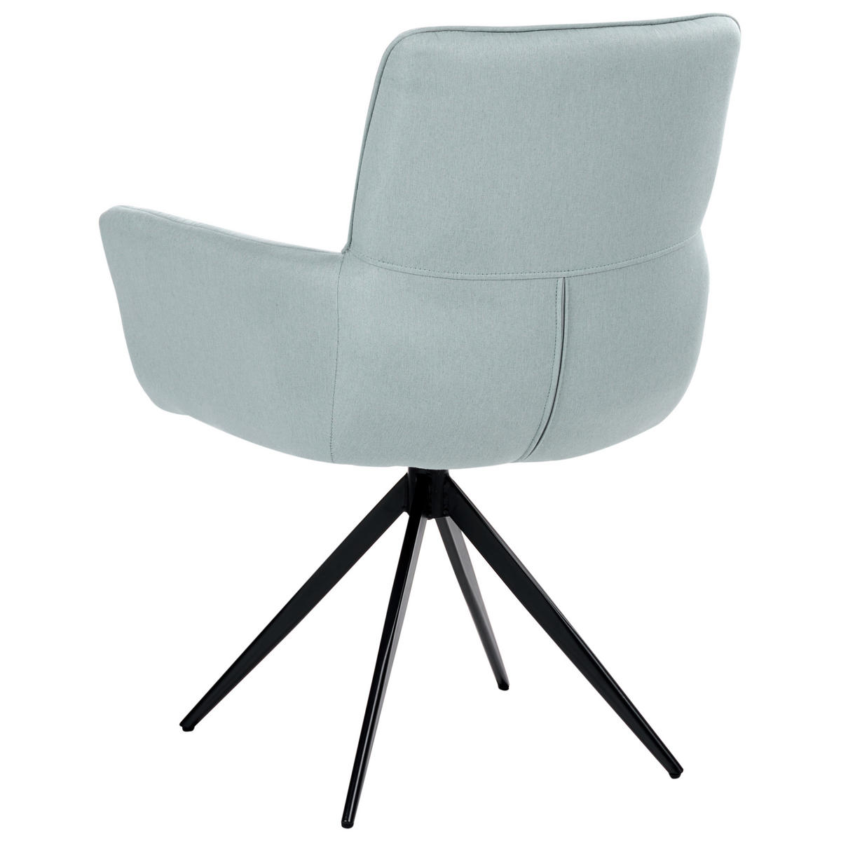 JÍDELNÍ ŽIDLE otočná Látka Mátově zelená Corbie - mátově zelená, textil (62/89/67cm) - Beliani