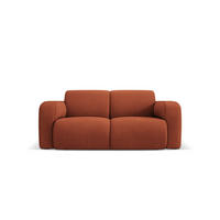 SOFA Molino aus strukturiertem Stoff orange 2 Sitzplätze - Orange, Textil (95/72/170cm) - Micadoni