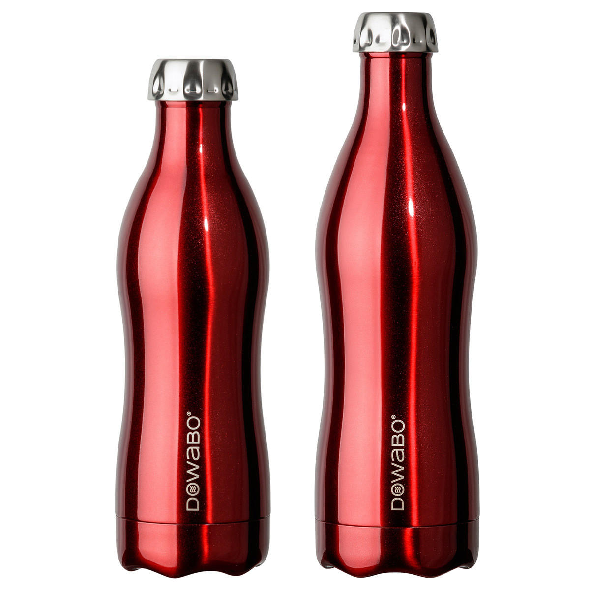 ISOLIERFLASCHE Dowabo - Rot, Metall (0.75L) - Dowabo