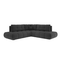 ECKSOFA Grafit SOHI Curio 97 Ausziehbar Mit Schlaffunktion - Graphitfarben, Textil (266.5/266.5cm) - Sepro Meble