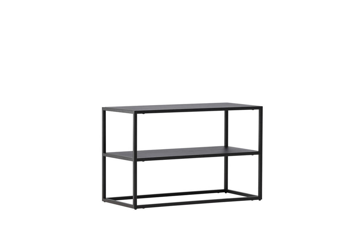 SCHUHREGAL Curo - Schwarz, Metall (70/45/33cm) - ebuy24