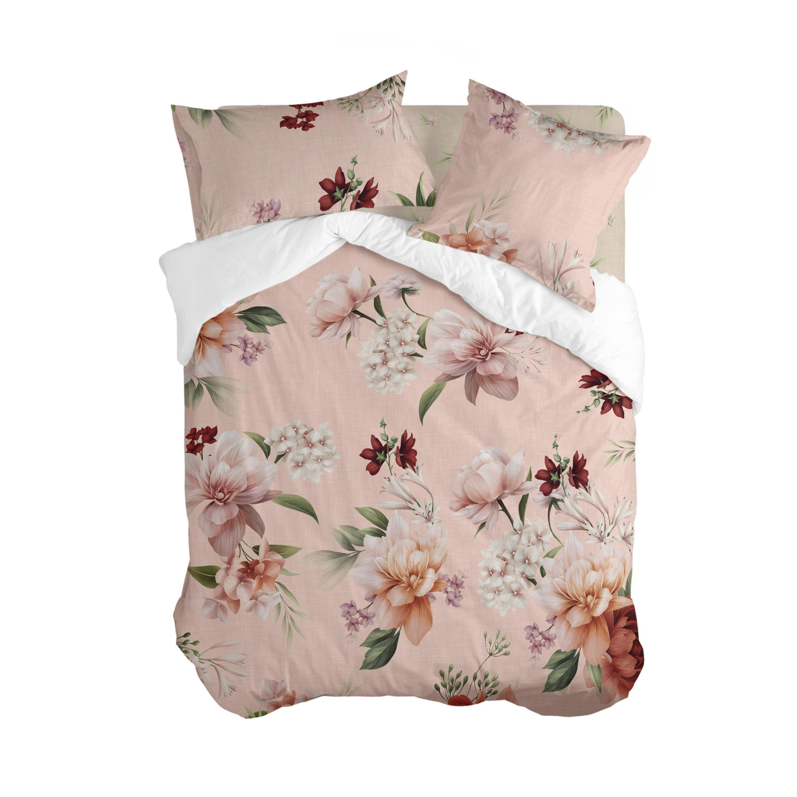 BETTBEZUG summer floral 180x220 cm (komfortgrösse) mehrfarbig - Multicolor, Textil (180/220cm) - Happy Friday