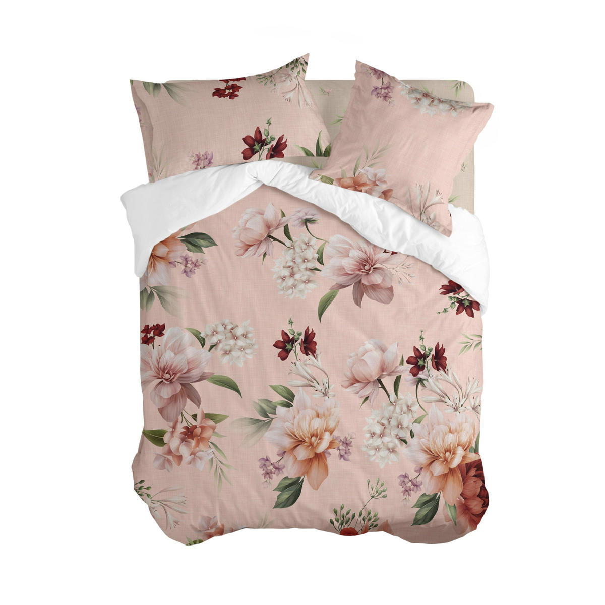 BETTBEZUG summer floral 155x220 cm (komfortgrösse) mehrfarbig - Multicolor, Textil (155/220cm) - Happy Friday