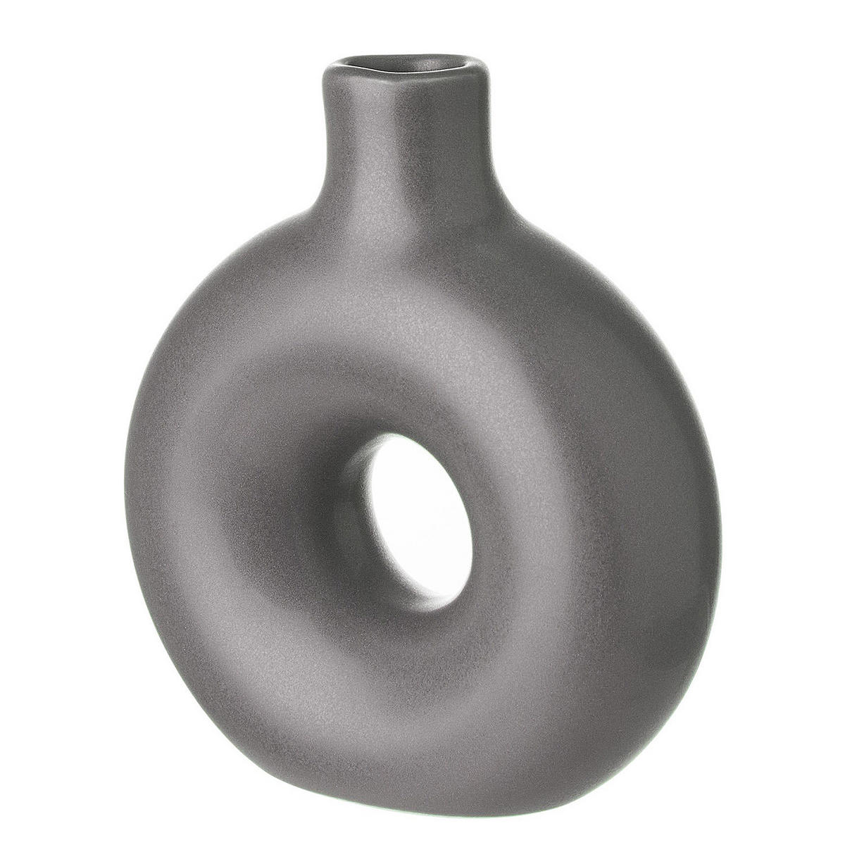 MINI-VASE (6er Set) Loopy - Grau, Stein (12cm) - Butlers