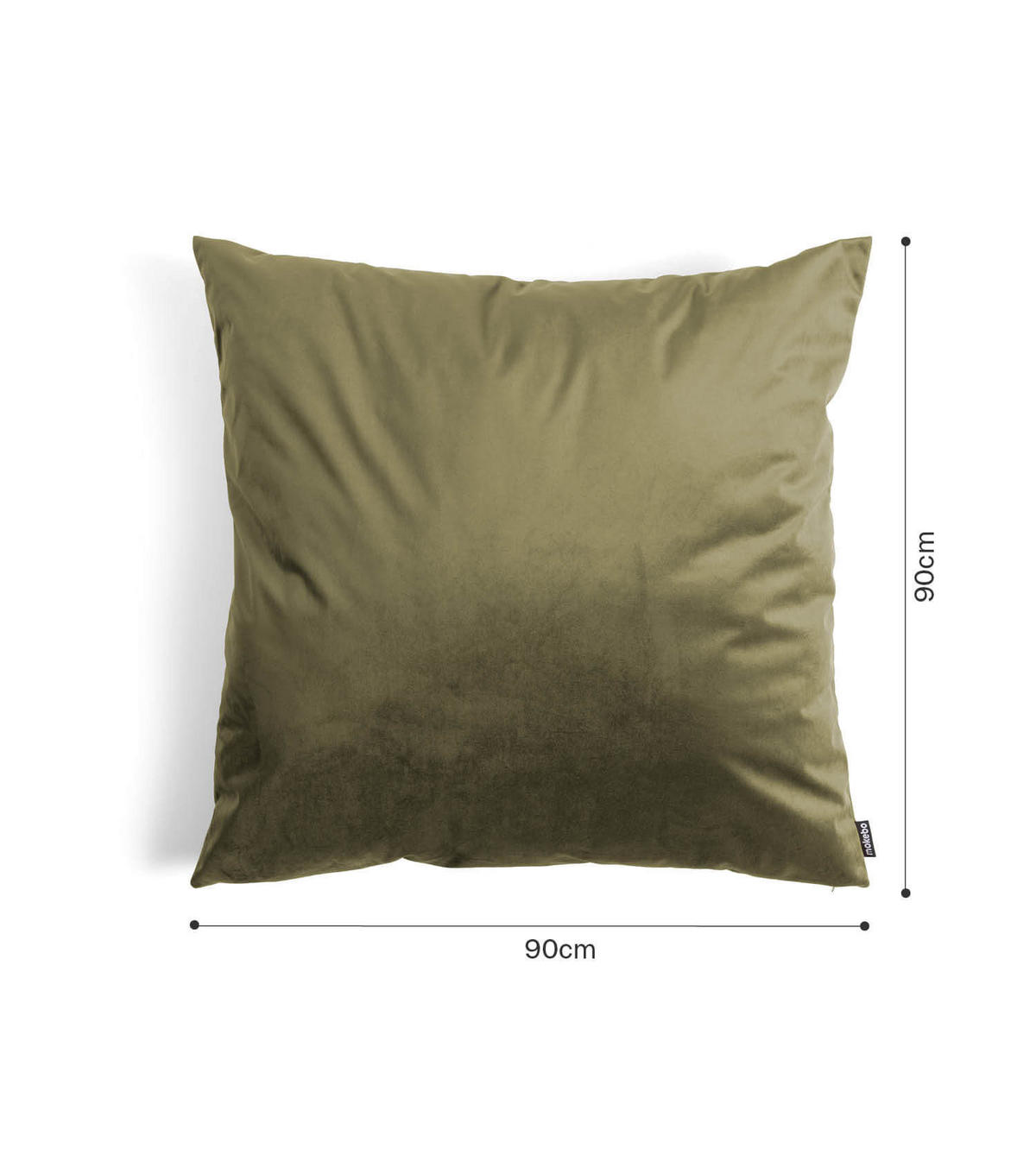 SOFAKISSEN Hug - Grün, Textil (90/10cm) - Mokebo