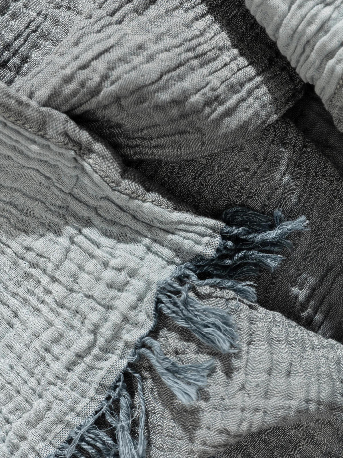 BAUMWOLLDECKE Lilo Blau 130x170 cm - Blau, Textil (130/170cm) - Lytte