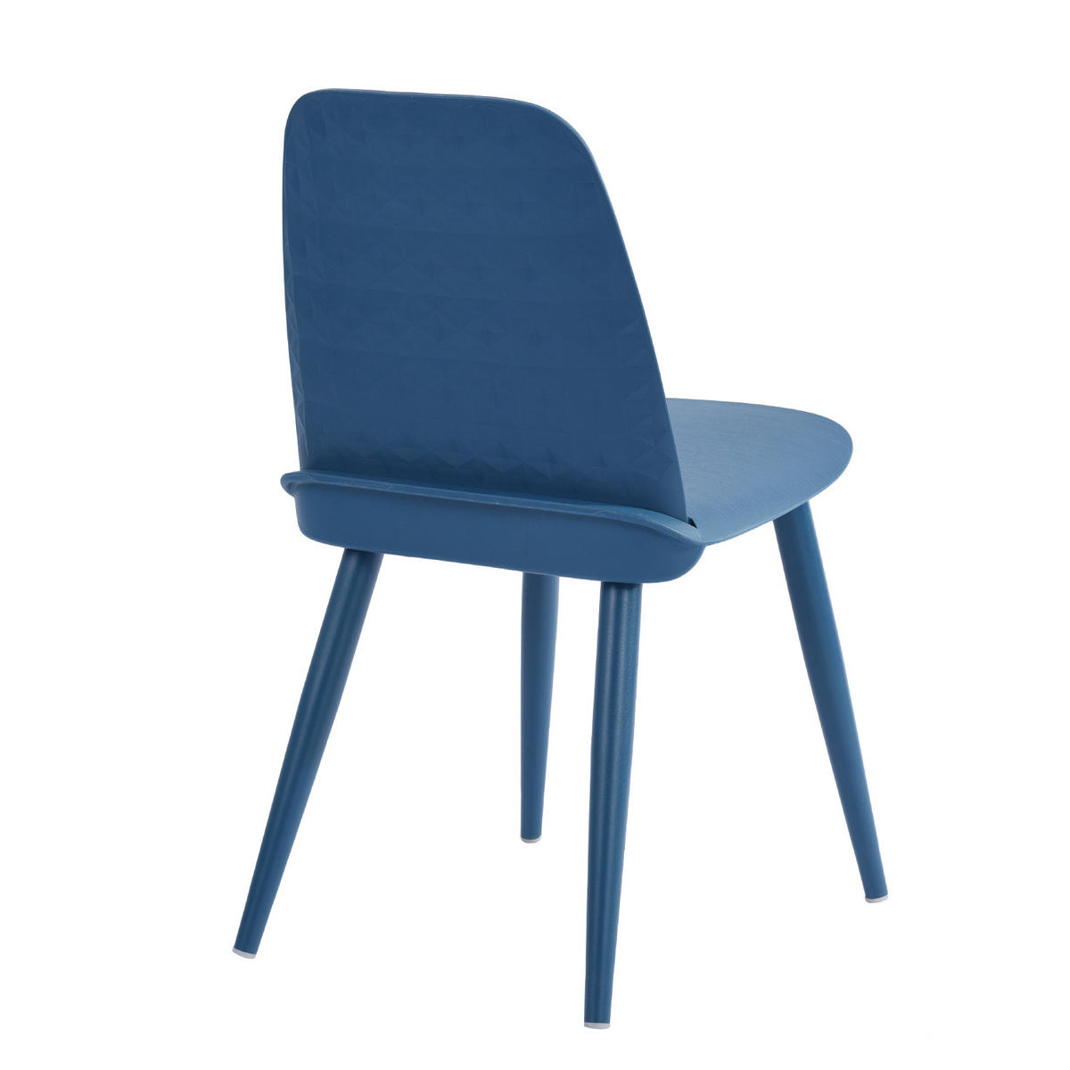 ESSZIMMERSTUHL 4er-Set Kunststoff - Blau, Kunststoff/Metall (44/81/52cm) - Urban Meuble