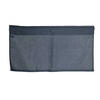SCHEIBENGARDINE reines Leinen tiefsee-blau 85/45 cm - Dunkelblau, Naturmaterialien (45/85cm) - beties Heimtextil