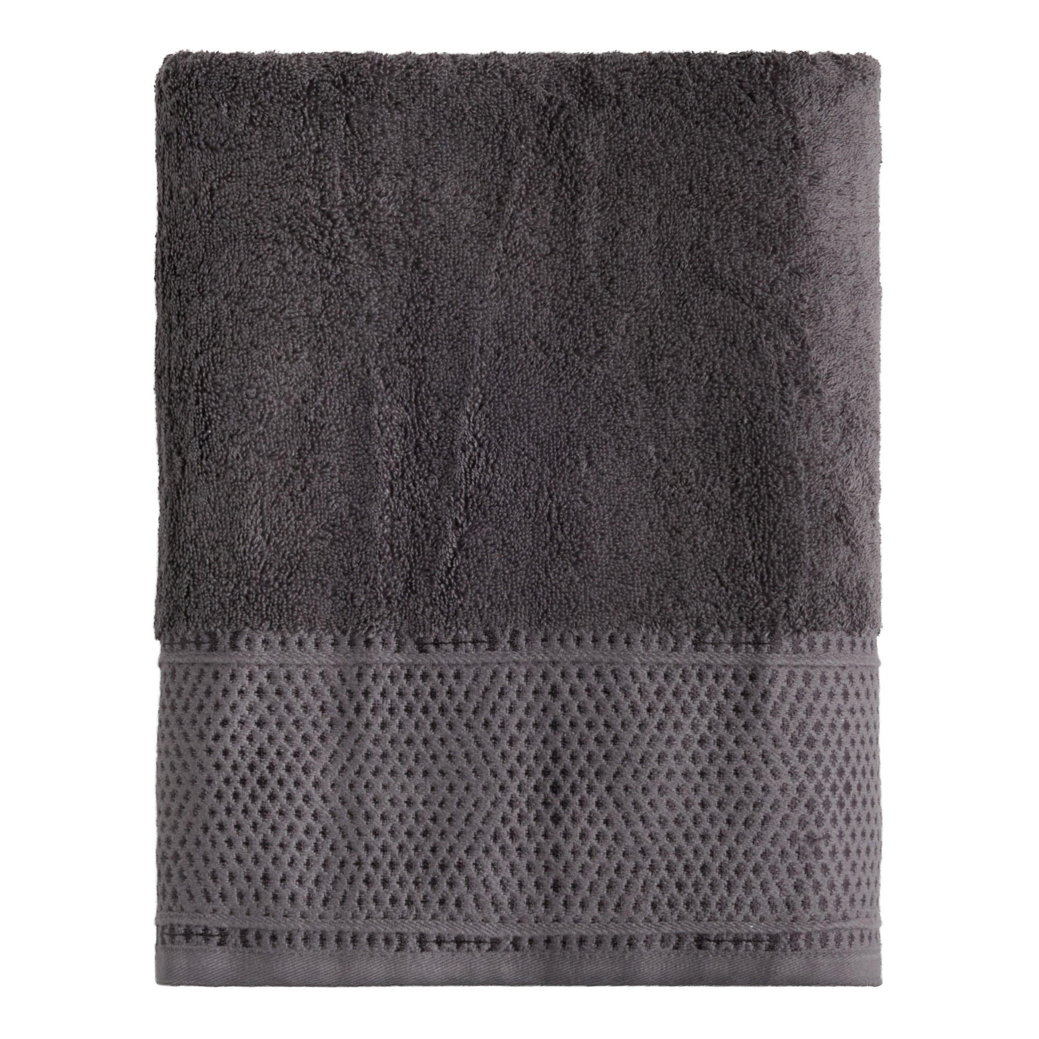 HANDTUCH Destello - Dunkelgrau, Textil (70/130cm) - home&you