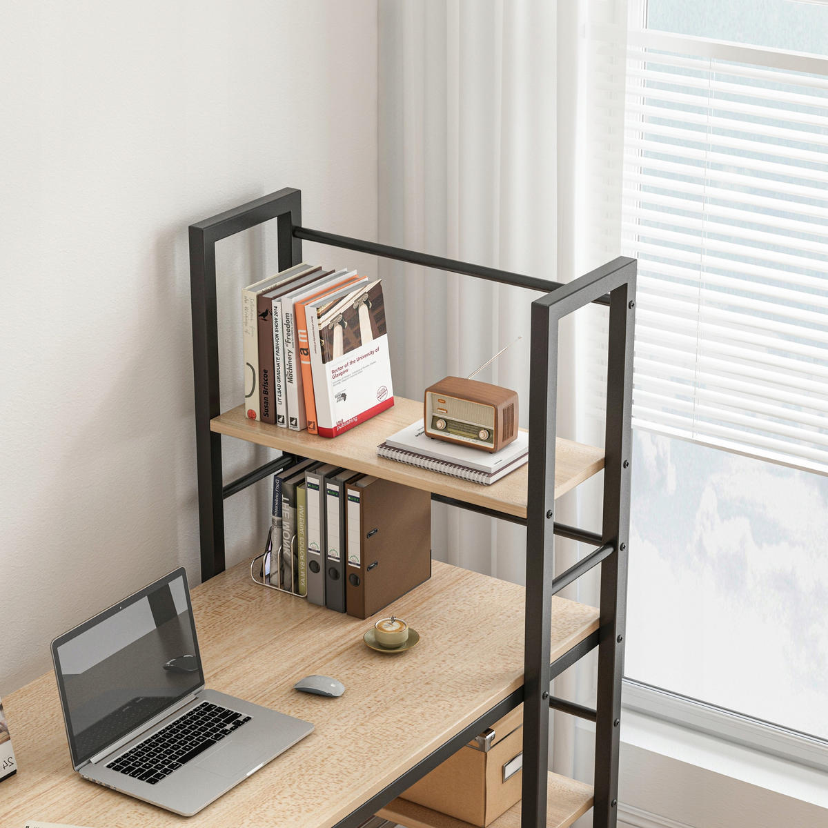 COMPUTERTISCH, braun 119.5/48/120cm - Braun, Holzwerkstoff (48/119.5/120cm)