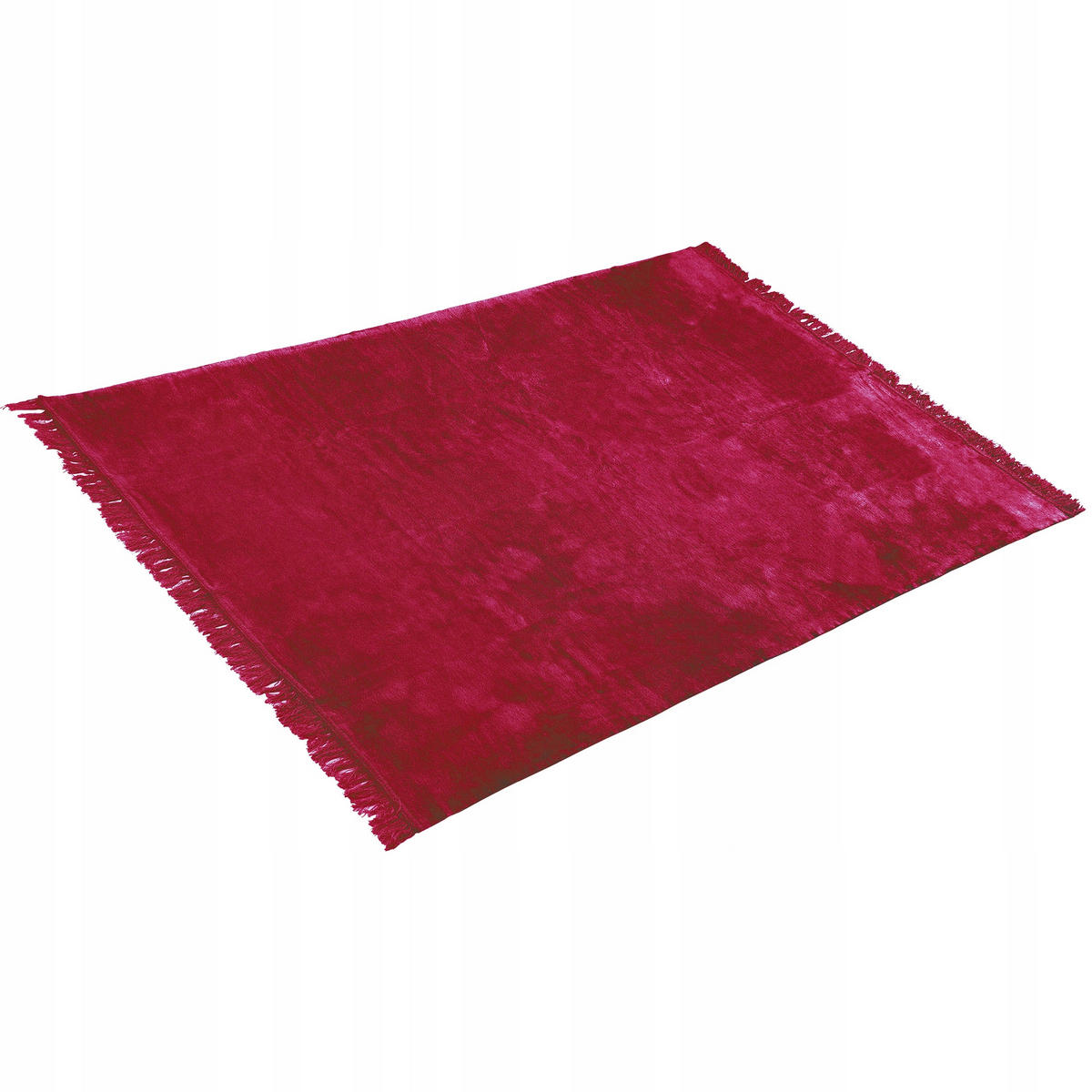 BETTDECKE, 2 x 1.5 m, Rot - Rot, Textil (150/200cm) - KADAX