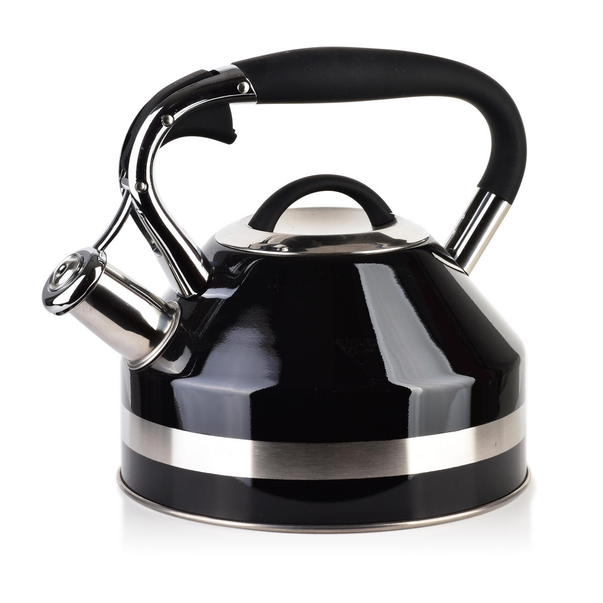 WASSERKESSEL Georg Schwarz 19.5/19.5/22 cm Metall - Schwarz, Metall (19.5cm) - Mondex