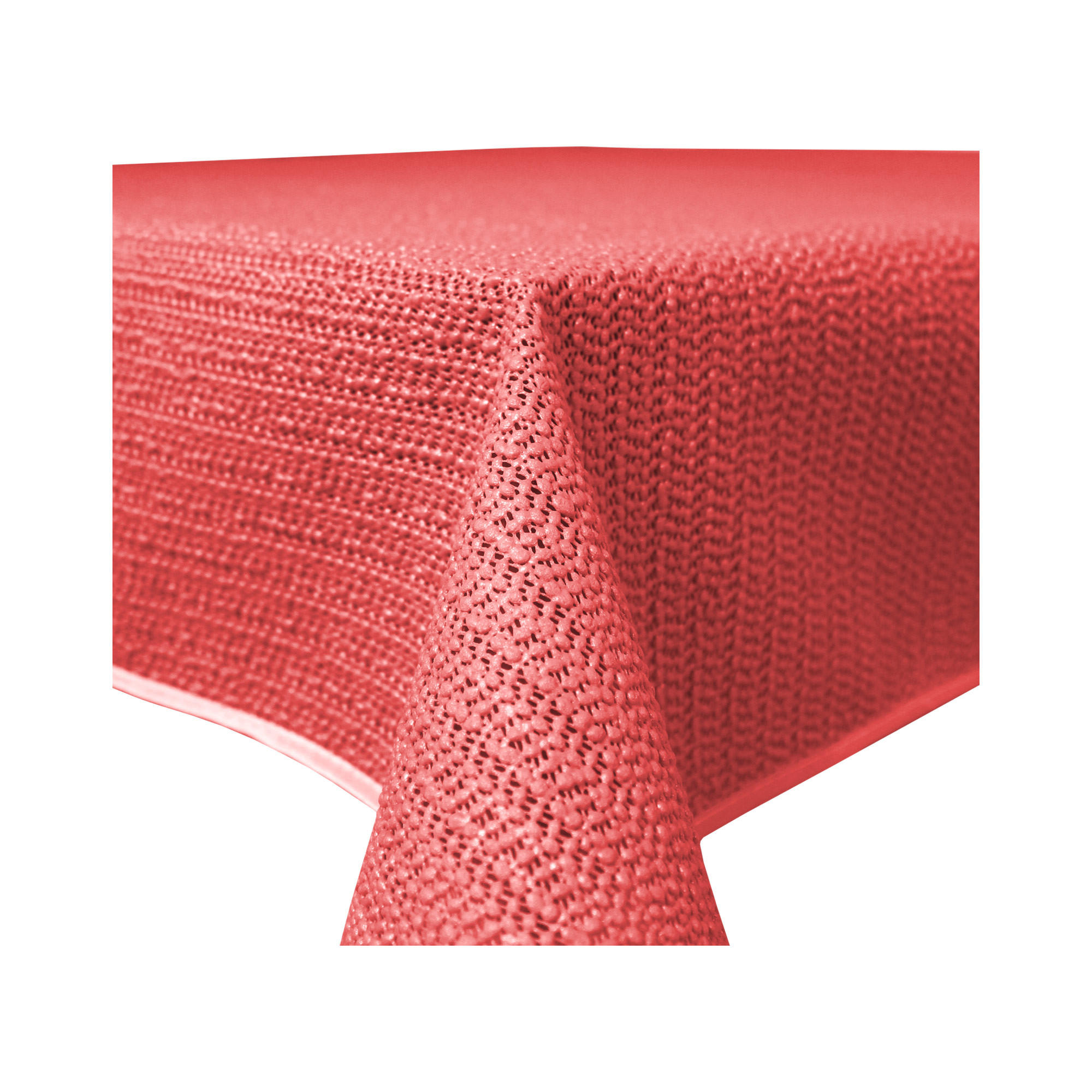 TISCHDECKE Outdoor rechteckig 130/160 cm Rot - Rot, Kunststoff (130/160cm) - TiborTex