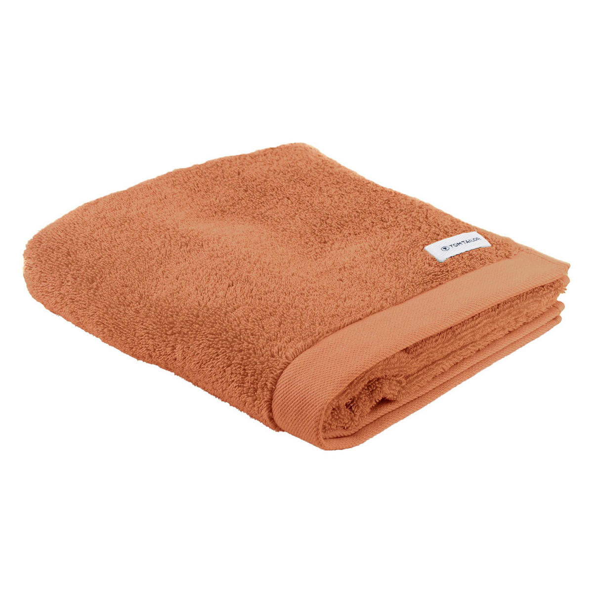 HANDTUCH-SET Color Bath, 12-tlg. Koralle 100% Baumwolle - Koralle, Naturmaterialien (60/120cm) - Tom Tailor